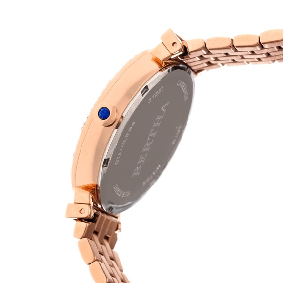 Olivia Burton Sparkle Hummingbird Rose Gold Olivia Burton  Rose Gold Bracelet Watch with Hummingbird Dial